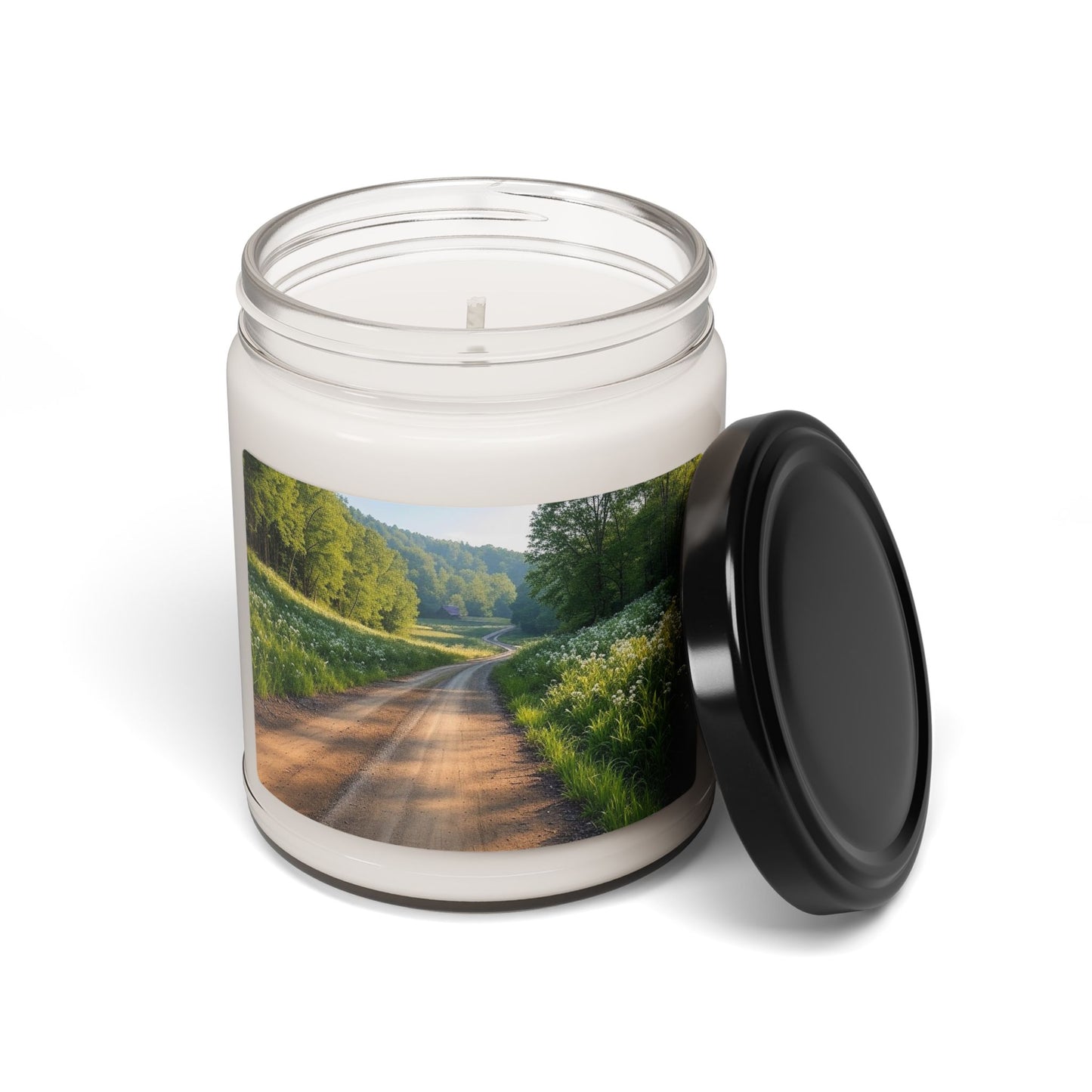 "Flower Cabin Road" Scented Soy Candle, 9oz