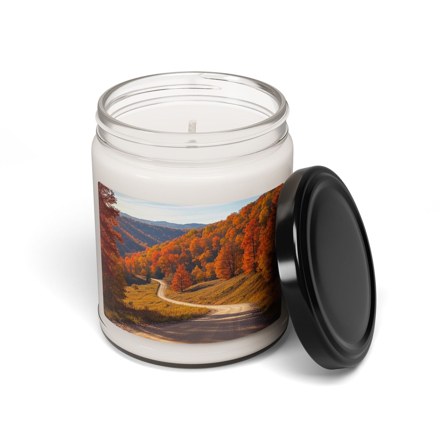 "Country Road In The Fall" Scented Soy Candle, 9oz