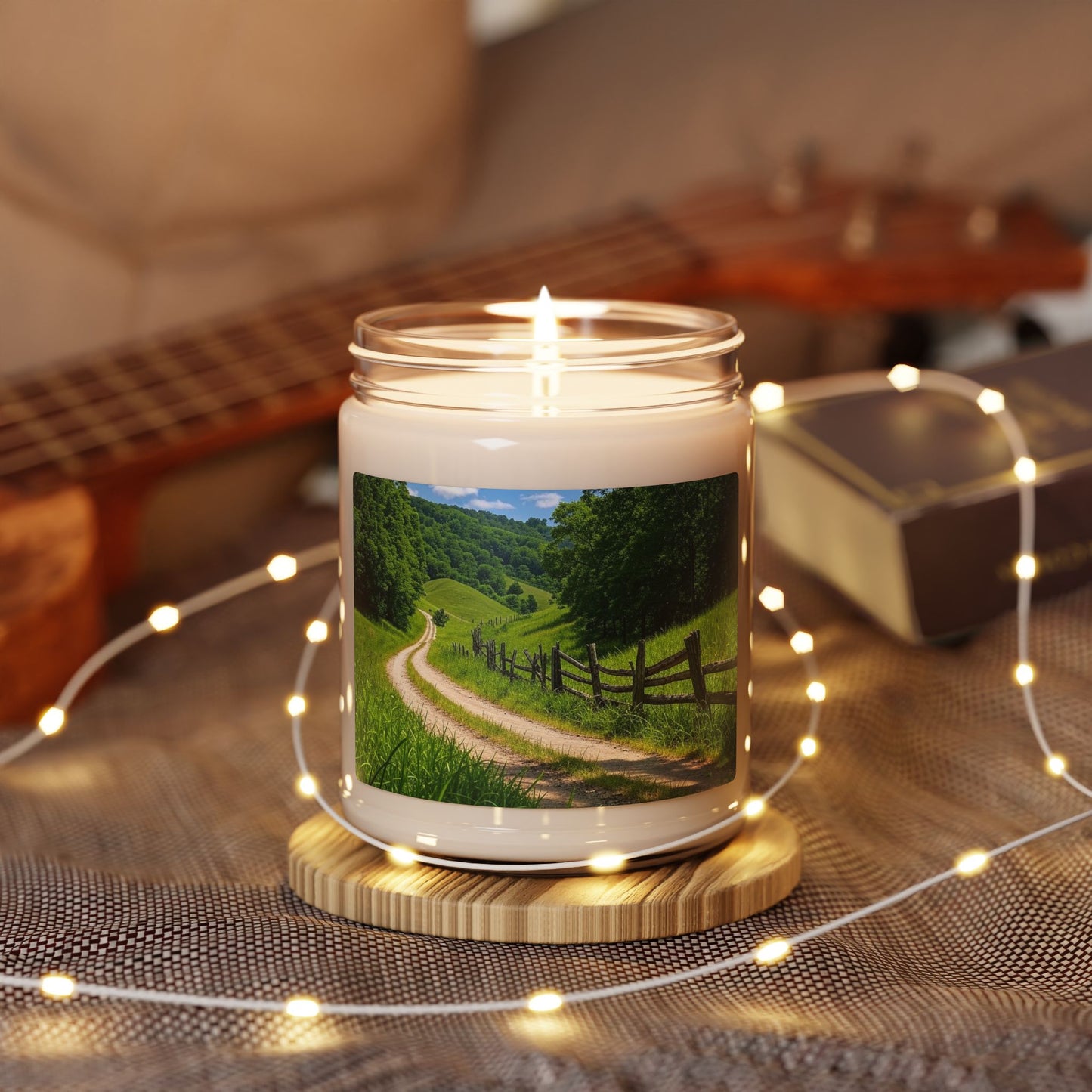 "Fence Line Road" Scented Soy Candle, 9oz