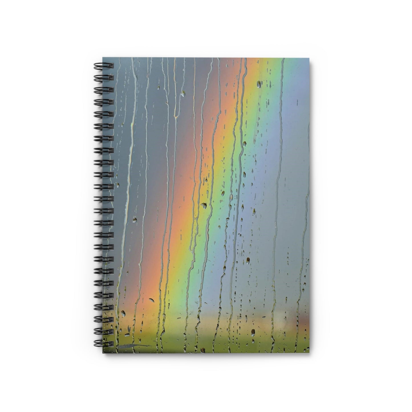 "Rain & Bow" Spiral Notebook - Ruled Line