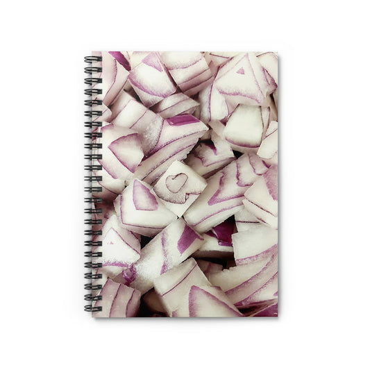 "Diced Onions" Spiral Notebook - Ruled Line