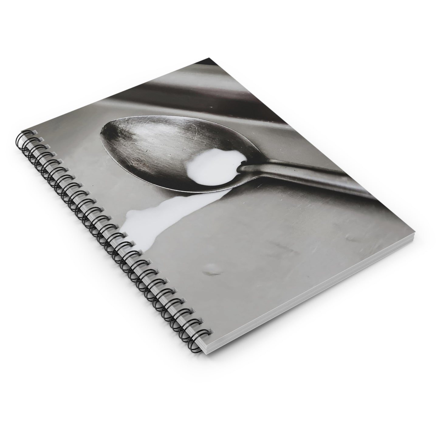 "Spoon & Cream" Spiral Notebook - Ruled Line