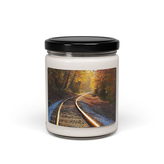 "Fall Tracks" Scented Soy Candle, 9oz