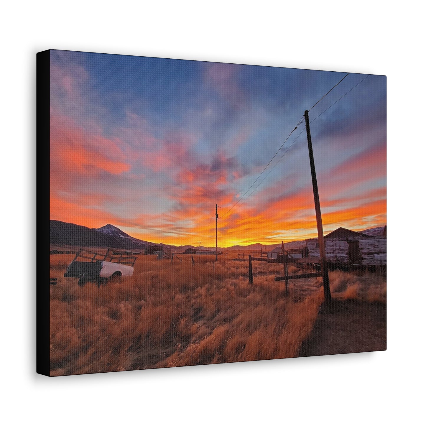 "Rural Montana Sunset"