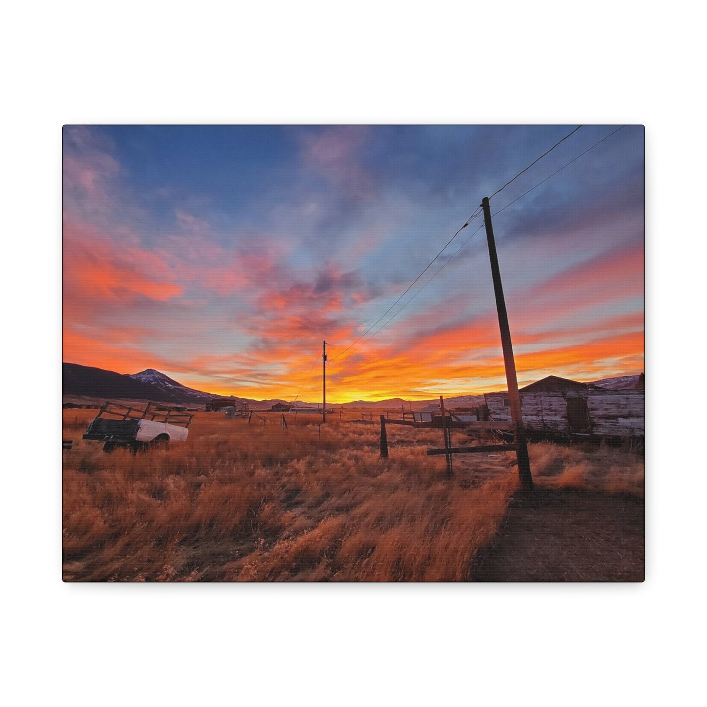 "Rural Montana Sunset"