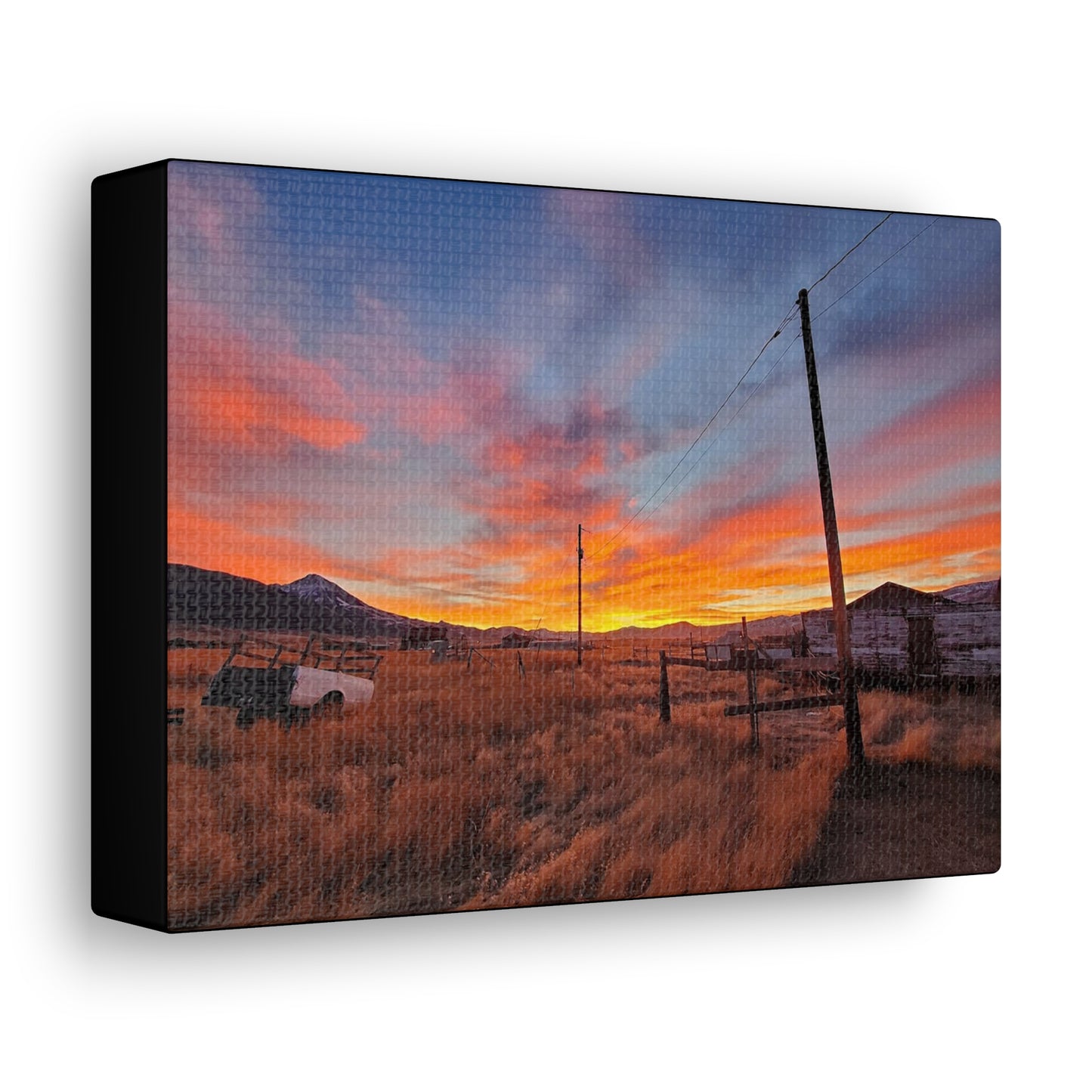 "Rural Montana Sunset"