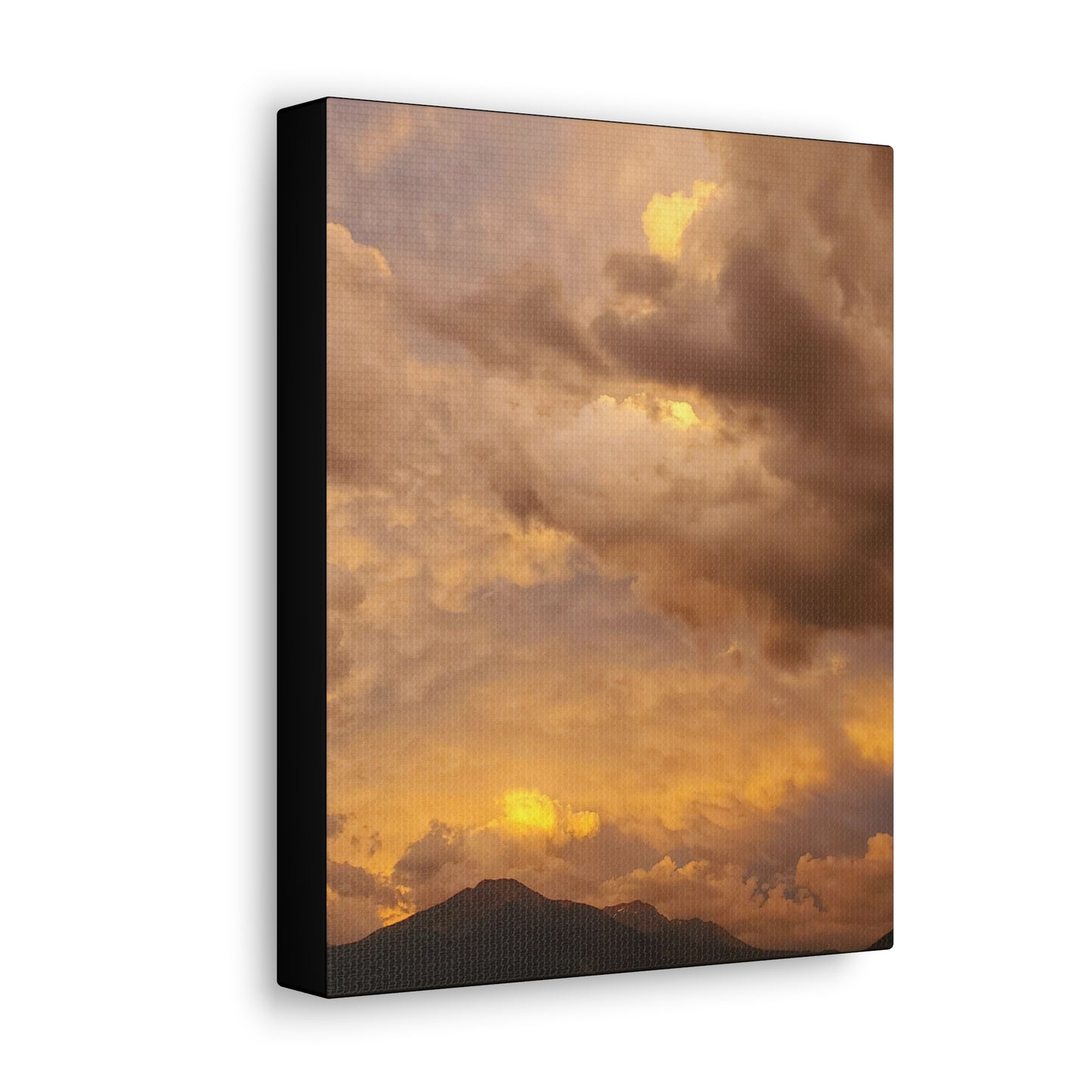 "Peachy Skies" (Vertical) Canvas Gallery Wrap