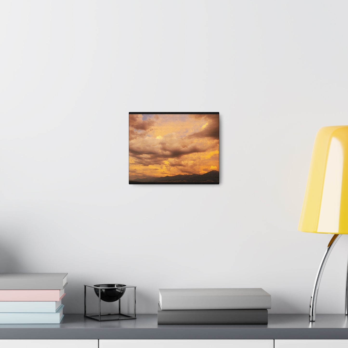 "Peachy Skies" (Horizontal) Canvas Gallery Wrap