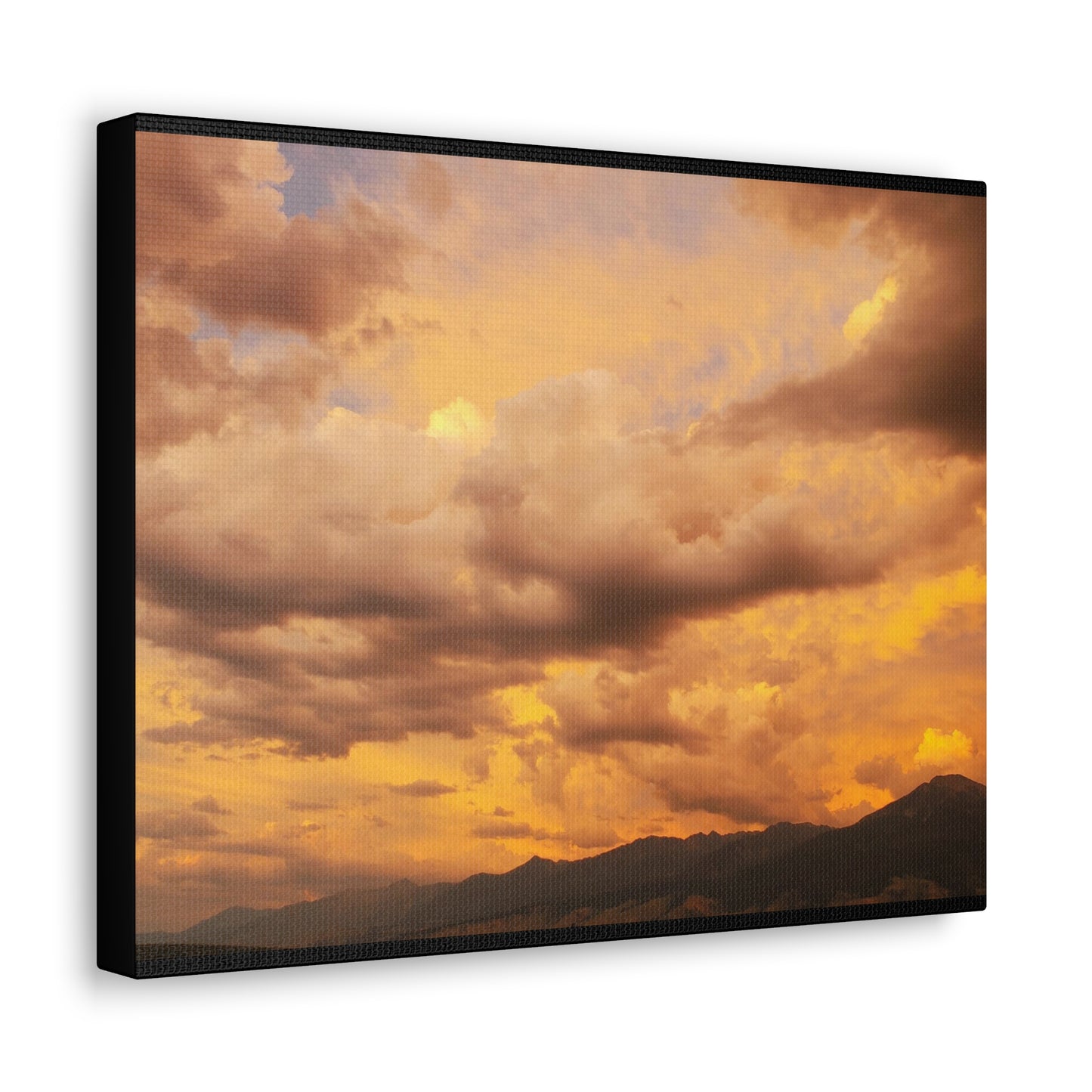 "Peachy Skies" (Horizontal) Canvas Gallery Wrap