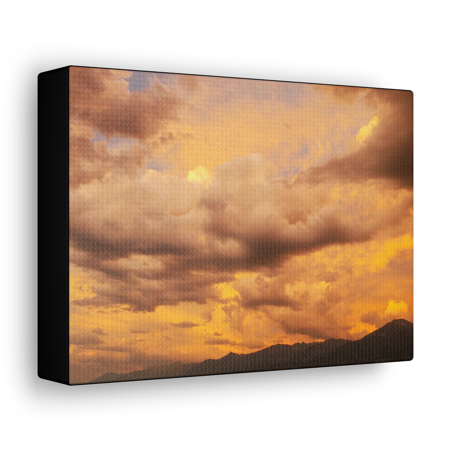 "Peachy Skies" (Horizontal) Canvas Gallery Wrap