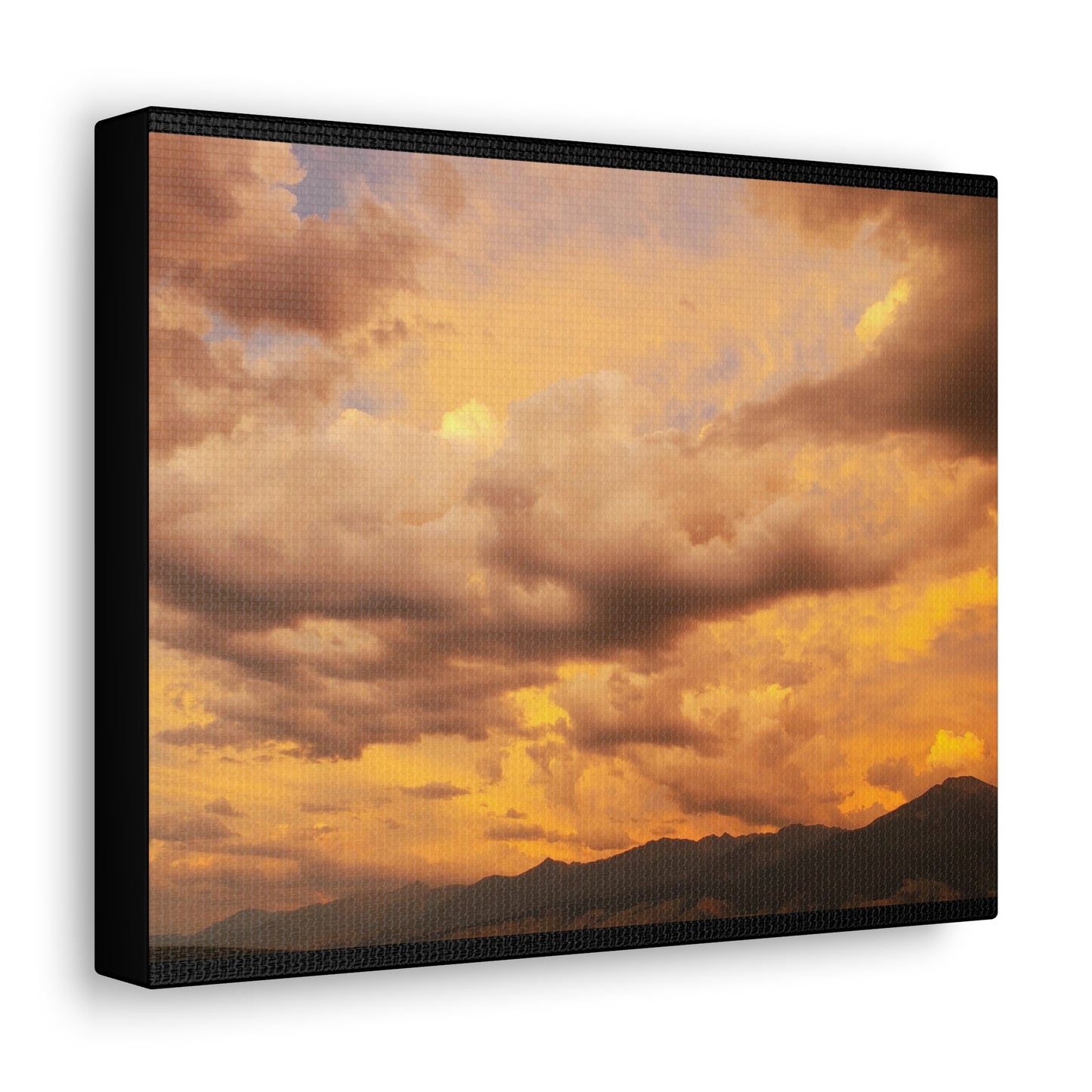 "Peachy Skies" (Horizontal) Canvas Gallery Wrap