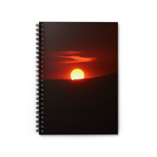 "Smoky Sunset" Spiral Notebook - Ruled Line