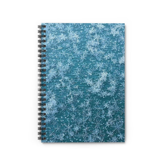 "Snowflakes" Spiral Notebook - Ruled Line