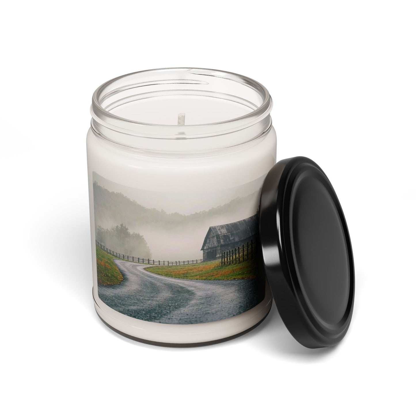 "Rain Barn Road" Scented Soy Candle, 9oz