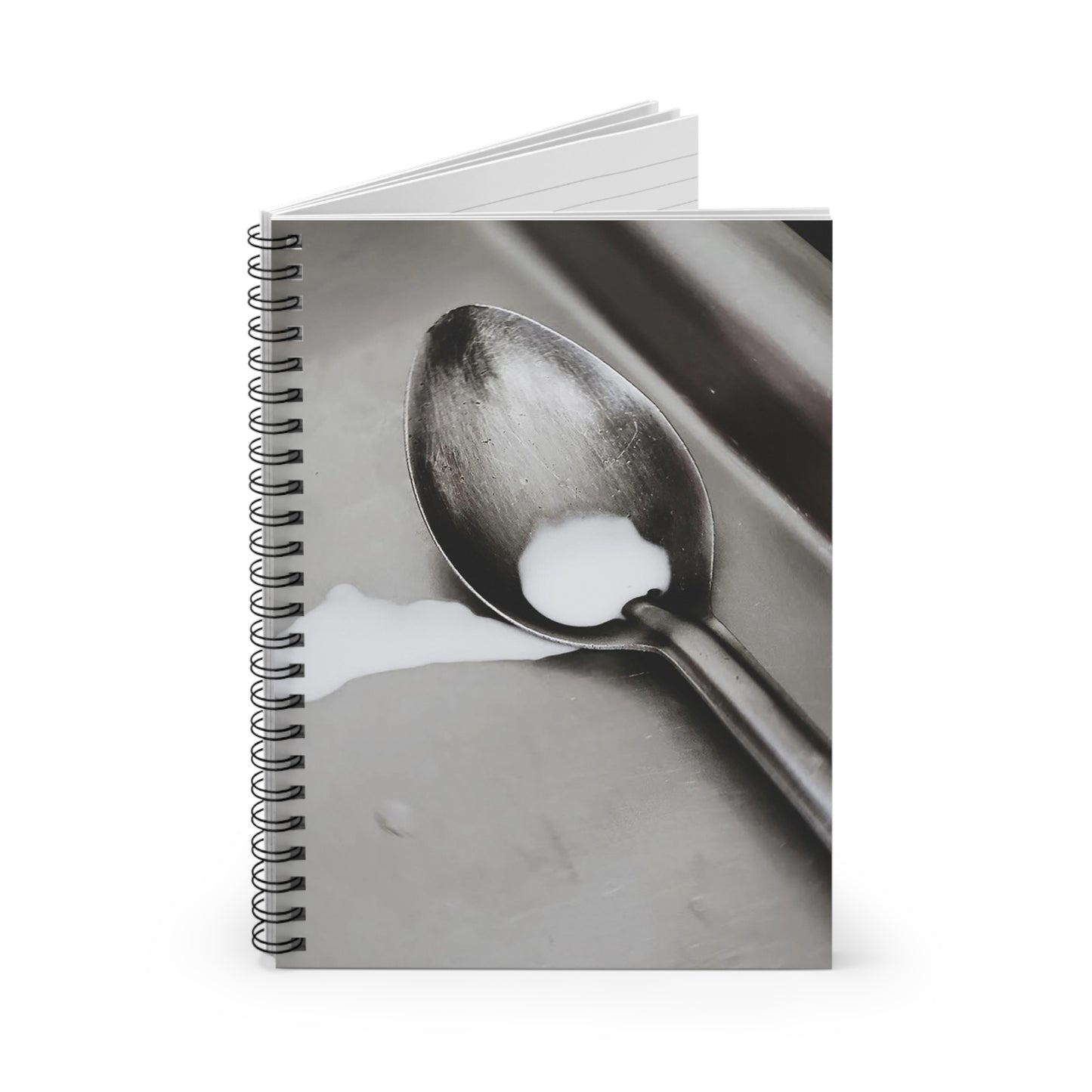 "Spoon & Cream" Spiral Notebook - Ruled Line