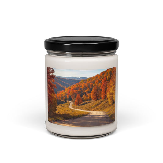 "Country Road In The Fall" Scented Soy Candle, 9oz