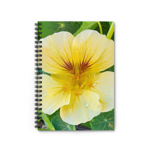 "Butterscotch Nasturtium" Spiral Notebook - Ruled Line