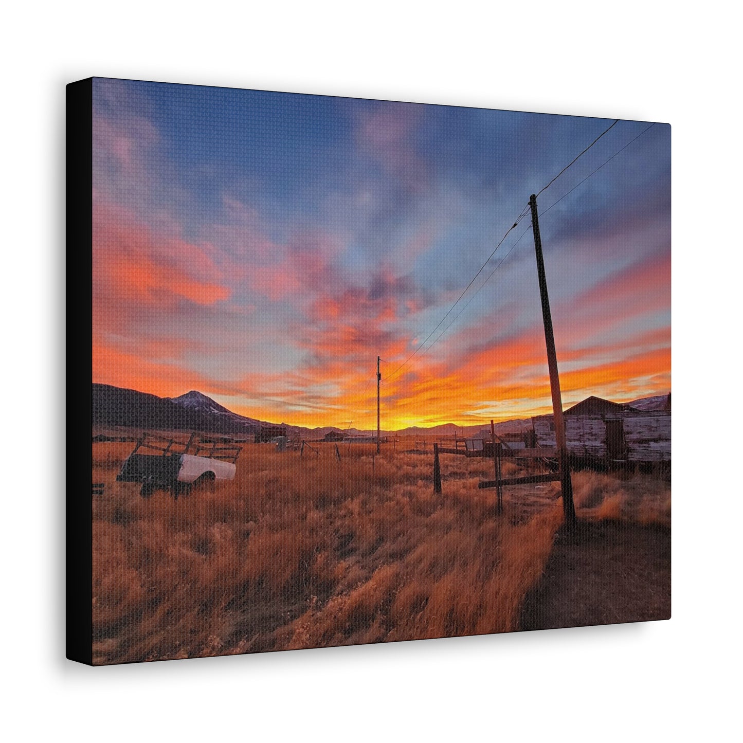 "Rural Montana Sunset"