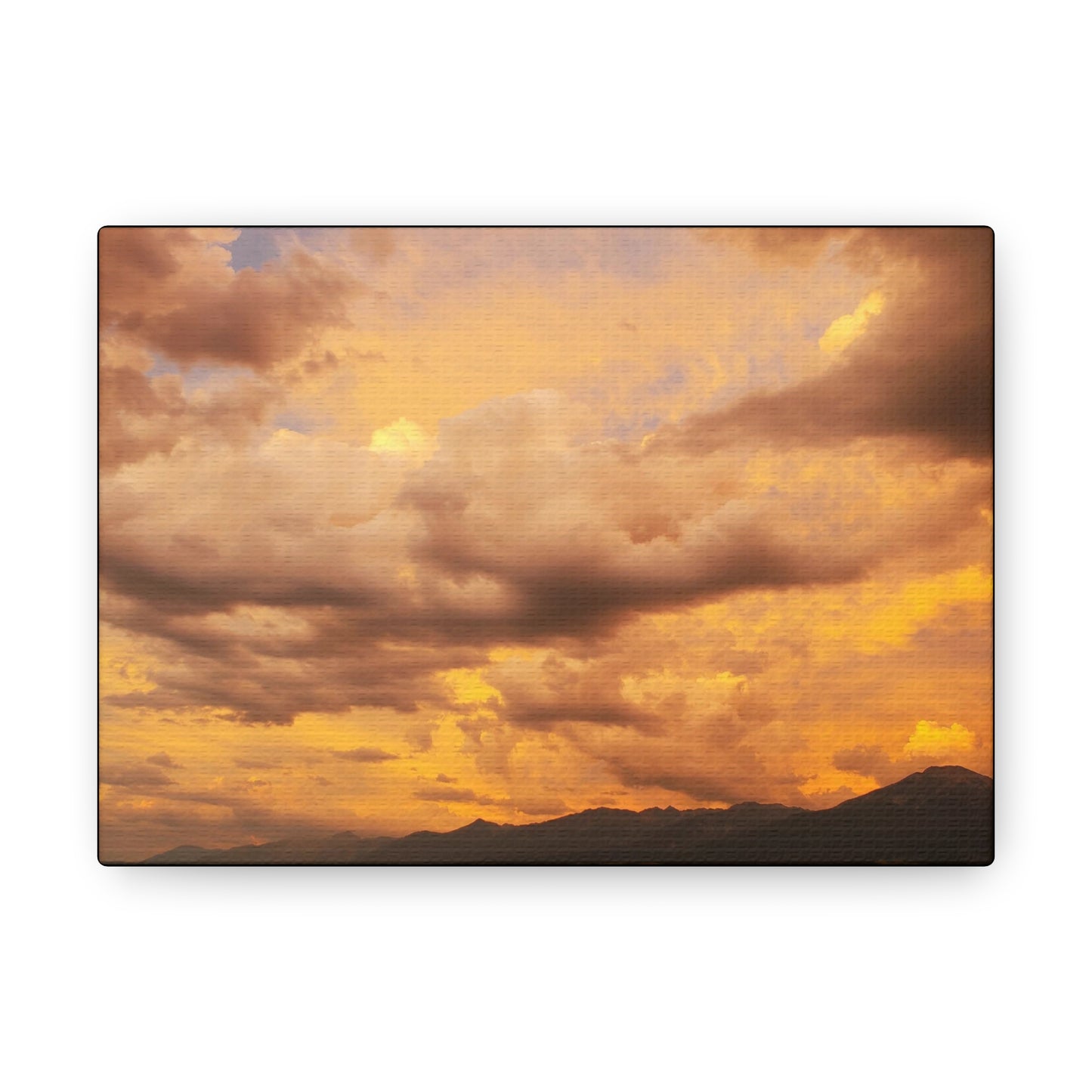 "Peachy Skies" (Horizontal) Canvas Gallery Wrap