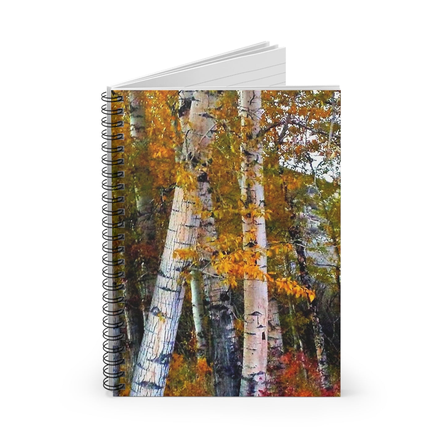 "Fall Trees" Spiral Notebook - Ruled Line