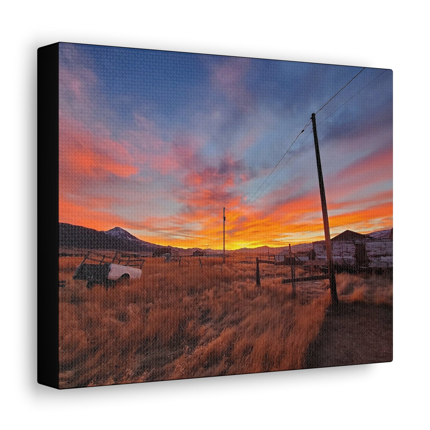 "Rural Montana Sunset"