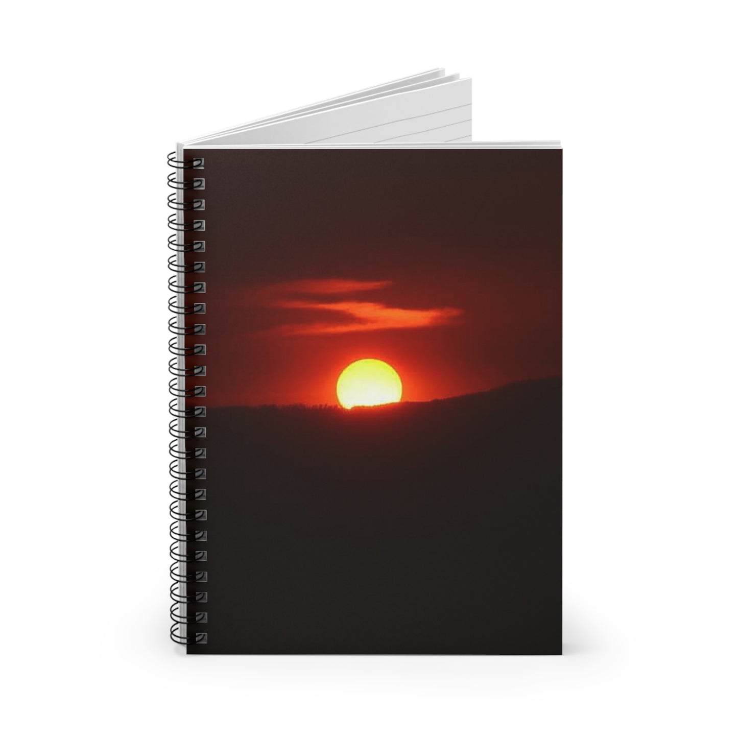 "Smoky Sunset" Spiral Notebook - Ruled Line