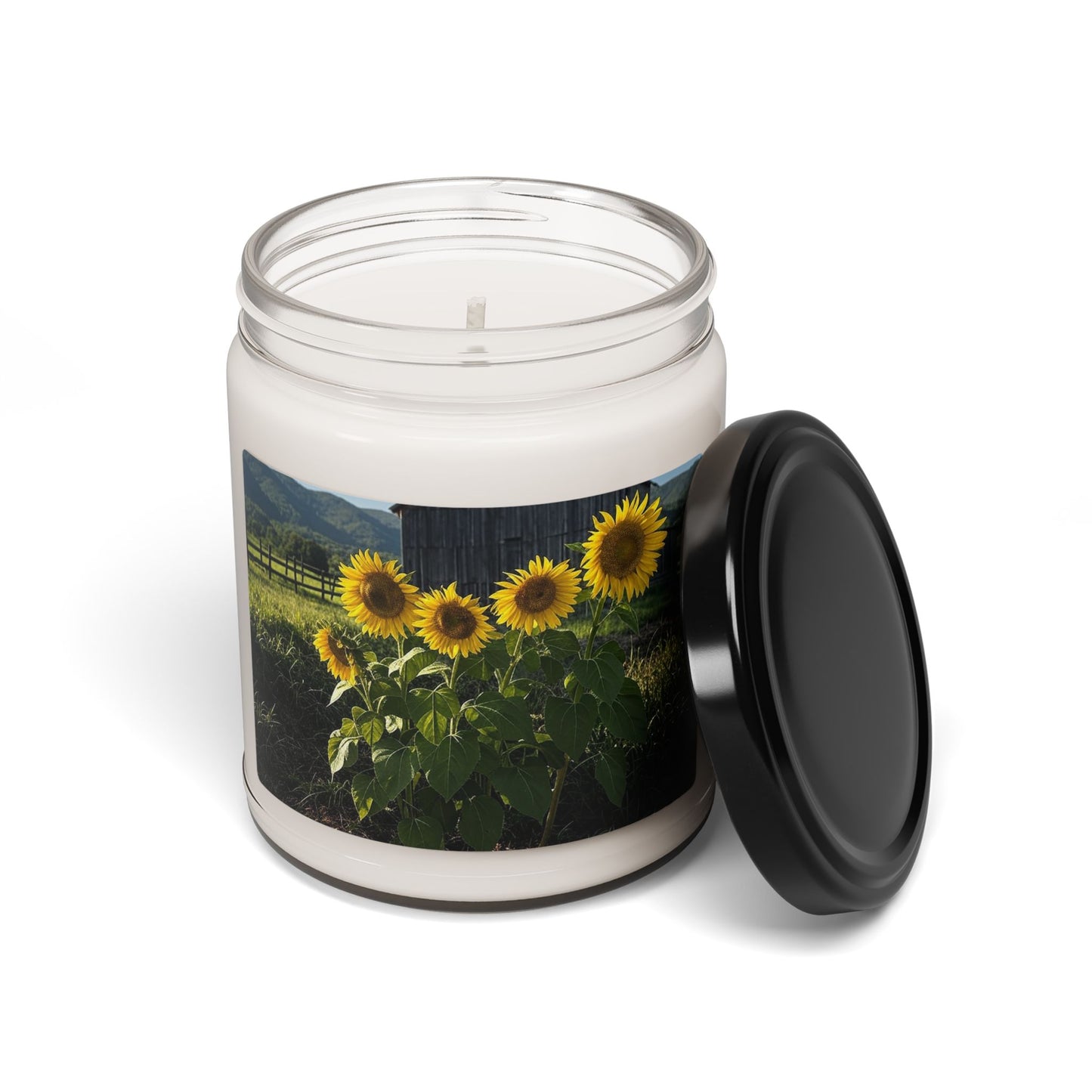 "Sunflower's & Barn" Scented Soy Candle, 9oz