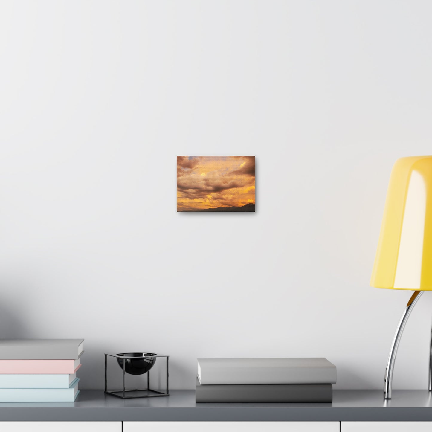 "Peachy Skies" (Horizontal) Canvas Gallery Wrap