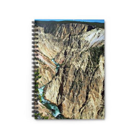 "Yellowstone's Grand Canyon" Spiral Notebook - Ruled Line